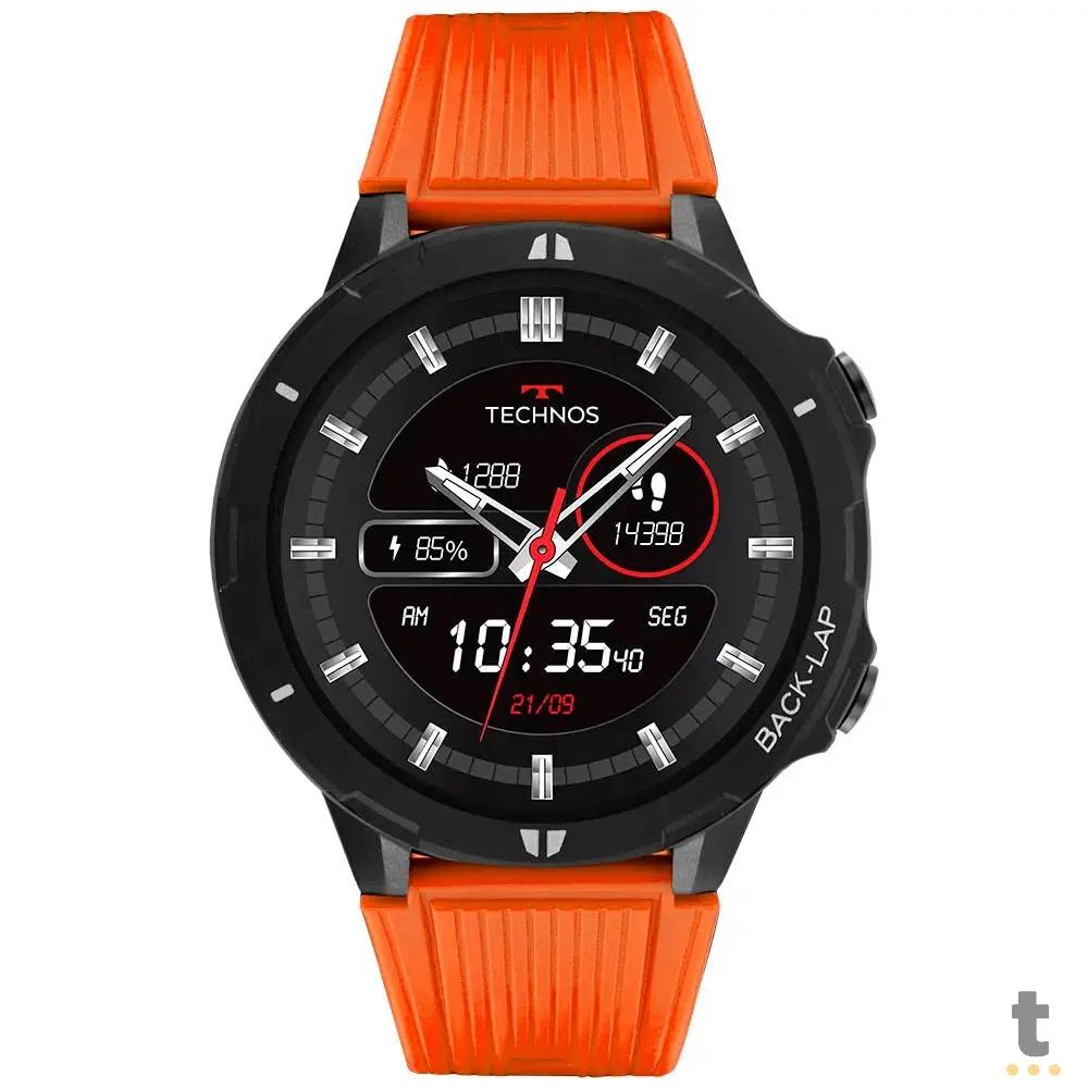 Relógio de Pulso SmartWatch Technos Connect Sports Laranja - TSPORTSAB/8L Truedata